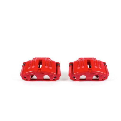 Picture of Power Stop 05 - 13 Chevrolet Corvette Front Red Calipers wBrackets - Pair
