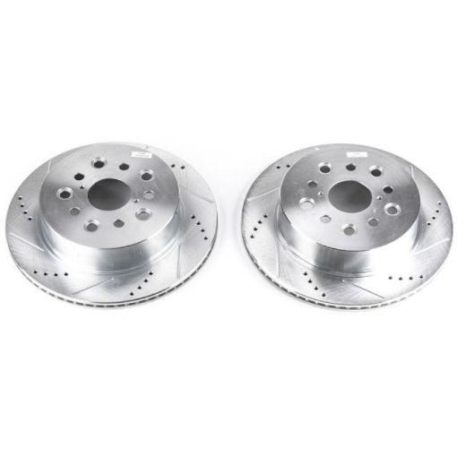 Picture of Power Stop 01 - 06 Lexus LS430 Rear Evolution Drilled Slotted Rotors - Pair