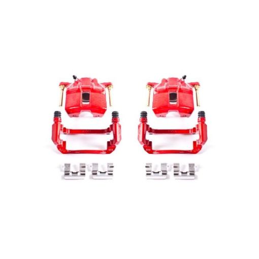 Picture of Power Stop 03 - 07 Honda Accord Front Red Calipers wBrackets - Pair