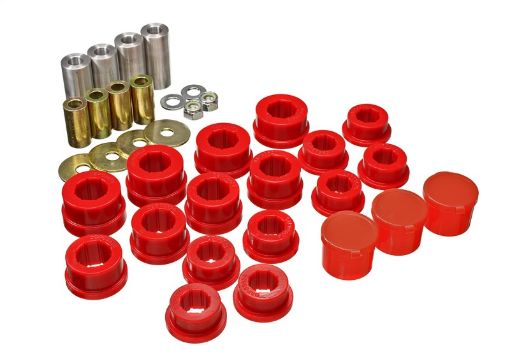 Picture of Energy Suspension 93 - 98 Toyota Supra Front Control Arm Bushing Set - Red