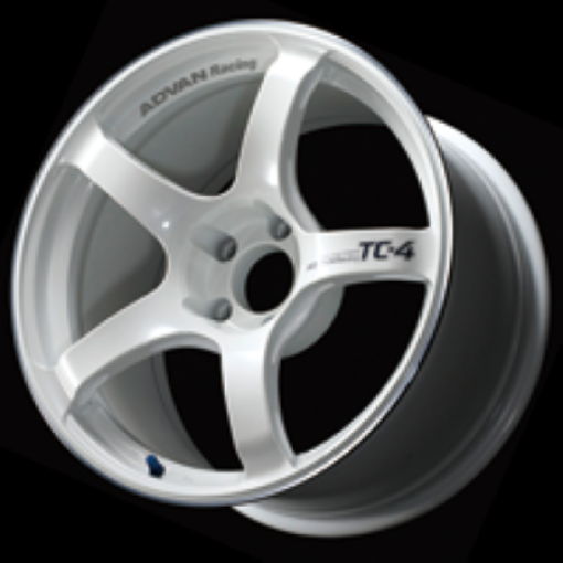 Picture of Advan TC4 15x6.5 40 4 - 100 Racing White Metallic Ring Wheel