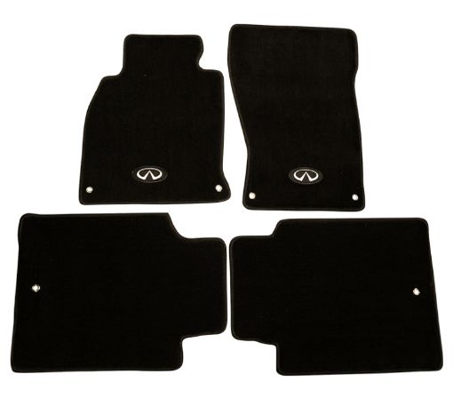 Picture of NRG Floor Mats - 13 Infinity Q70 w Infiniti Emblem Logo (4 pieces)