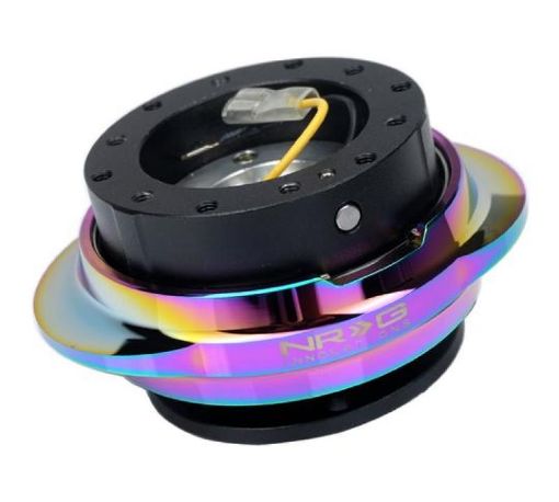 Picture of NRG Quick Release Kit - Black Body Multicolor Oval Ring
