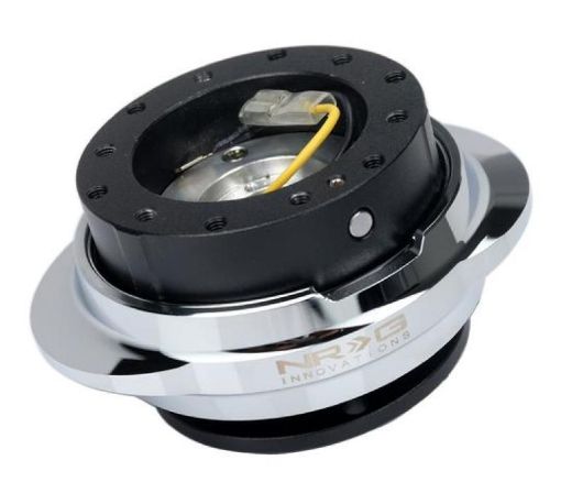 Picture of NRG Quick Release Kit - Black Body Silver Oval Ring