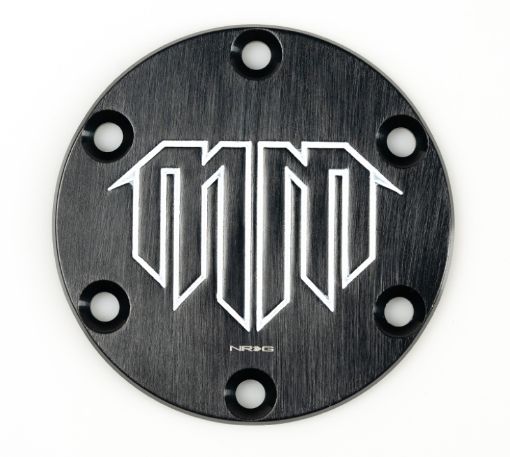 Picture of NRG Mad Mike Logo Engraved Horn Delete - Black