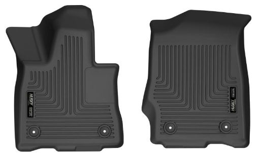 Picture of Husky Liners 2020 Lincoln Aviator X - Act Contour Front Black Floor Liners