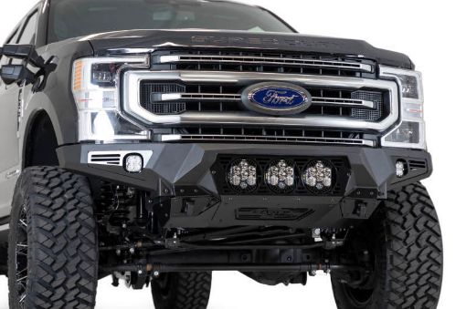 Picture of Addictive Desert Designs 17 - 20 Ford Super Duty Bomber Front Bumper w Mounts For 3 Baja Designs LP6s