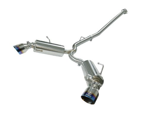 Picture of aFe Takeda Exhaust Axle - Back 13 - 15 Scion FRS Subaru BRZ 304SS Blue Flame Dual Tips Exhaust