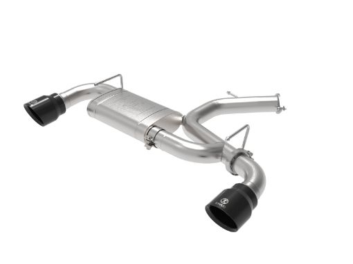Picture of aFe Takeda Exhaust Axle - Back 19 - 20 Hyundai Veloster N 304SS Black Dual Tips Exhaust