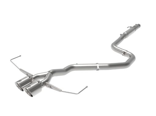 Picture of aFe Takeda Exhaust Cat - Back 19 - 20 Hyundai Veloster 304SS Polished Dual Tips Exhaust