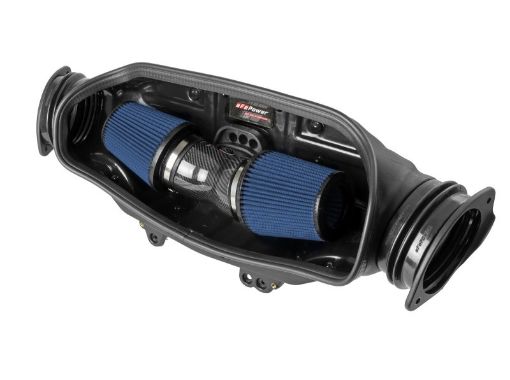Picture of aFe 2020 Chevrolet Corvette C8 Track Series Carbon Fiber Cold Air Intake System With Pro 5R Filters