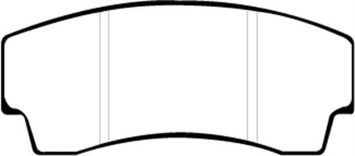 Picture of EBC 99 - 02 Noble M12 2.6 Twin Turbo Redstuff Rear Brake Pads