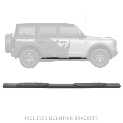 Picture of Go Rhino 18 - 20 Jeep Wrangler JLU 1000 Series Side Steps - Tex Blk