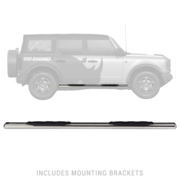 Picture of Go Rhino 18 - 20 Jeep Wrangler JLU 1000 Series Side Steps - SS