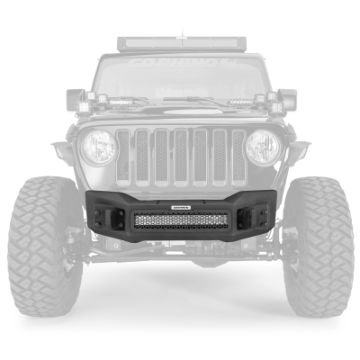 Picture of Go Rhino 07 - 20 Jeep Wrangler JLJLUJKJKUGladiator JT Rockline Front Stubby Bumper