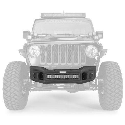 Picture of Go Rhino 07 - 20 Jeep Wrangler JLJLUJKJKUGladiator JT Rockline Front Stubby Bumper