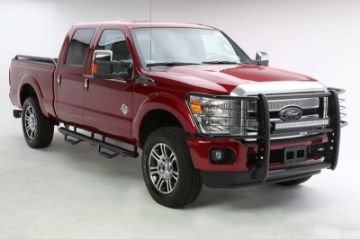 Picture of Go Rhino 00 - 04 Ford Excursion 3000 Series StepGuard - Black (Center Grille Guard Only)