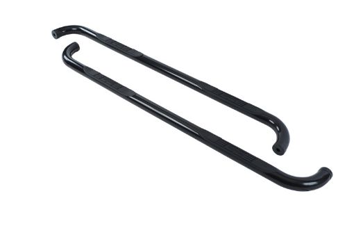 Picture of Go Rhino 01 - 13 Chevrolet Silverado 1500 4000 Series SideSteps - Cab Length - Black