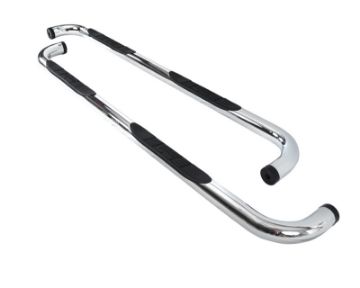 Picture of Go Rhino 01 - 13 Chevrolet Silverado 1500 4000 Series SideSteps - Cab Length - SS