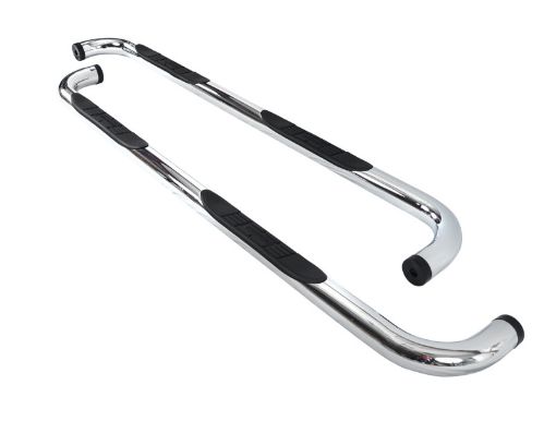 Picture of Go Rhino 01 - 13 Chevrolet Silverado 1500 4000 Series SideSteps - Cab Length - SS