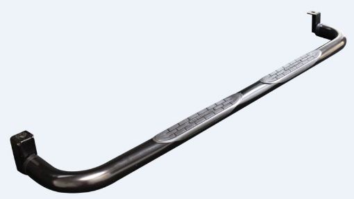 Picture of Go Rhino 19 - 20 Chevrolet Silverado 1500 4000 Series SideSteps - Cab Length - Black