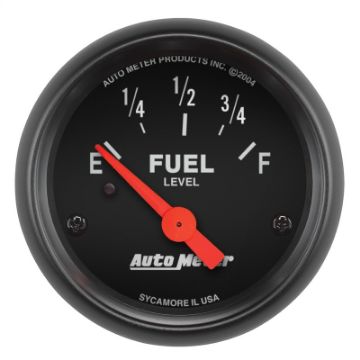 Picture of Autometer Z Series 52mm 240 Empty 33 Full Fuel Level Gauge