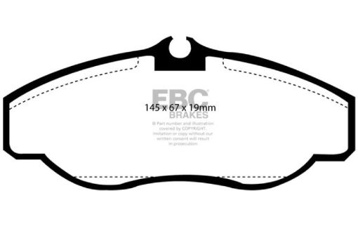 Picture of EBC 99 - 03 Land Rover Discovery (Series 2) 4.0 Greenstuff Front Brake Pads
