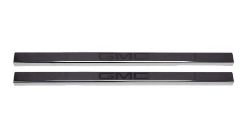 Picture of Putco 2020 GMC Sierra LDHD DblRegular Cab w GMC Etching (2pcs) Black Platinum Door Sills