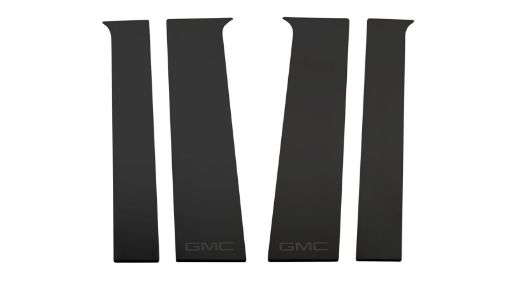 Picture of Putco 2020 GMC Sierra HD - GMC Etching - Crew Cab Dbl Cab (6pcs) Black Platinum Pillar Posts