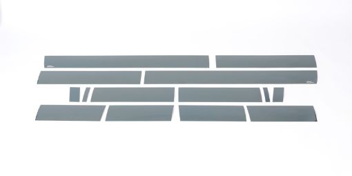 Picture of Putco 07 - 13 Chevy Silv Ext Cab 8ft Long Box - 6in Wide - 14pcs Black Platinum Rocker Panels