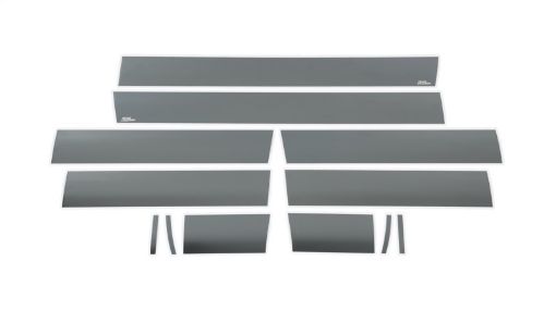 Picture of Putco 07 - 13 GMC Sierra Extended Cab 8ft Long Box - 6in Wide - 12pcs Black Platinum Rocker Panels