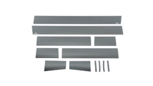 Picture of Putco 07 - 13 GMC Sierra Extended Cab 5.5ft Box - 6in Wide - 12pcs Black Platinum Rocker Panels