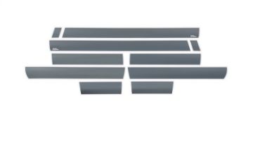 Picture of Putco 15 - 19 GMC Sierra HD Double Cab - 6.5in Bed - (10pcs) Black Platinum Rocker Panels