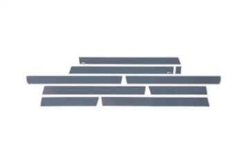 Picture of Putco 15 - 19 Chevy Silverado HD - Crew Cab 8ft Long Box (10pcs) Black Platinum Rocker Panels