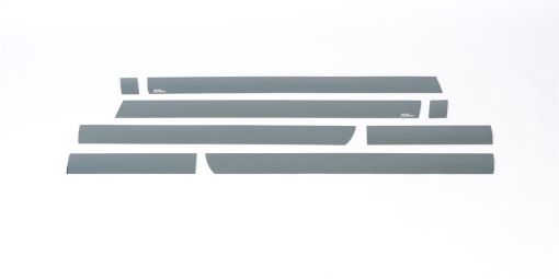 Picture of Putco 15 - 19 Chevy Silverado HD - Crew Cab Dually (8pcs) Black Platinum Rocker Panels