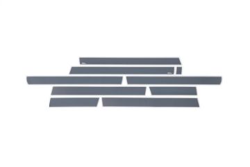 Picture of Putco 15 - 19 Chevy Silverado HD - Crew Cab 6.5in Bed (10pcs) Black Platinum Rocker Panels