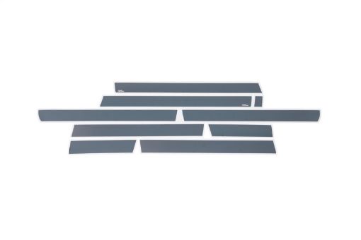 Picture of Putco 15 - 19 GMC Sierra HD Crew Cab 8ft Long Box (10pcs) Black Platinum Rocker Panels