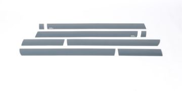 Picture of Putco 15 - 19 GMC Sierra HD Crew Cab Dually (8pcs) Black Platinum Rocker Panels