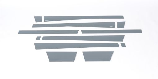 Picture of Putco 09 - 18 Ram 1500 Quad Cab 8ft - 5.5in Wide wo Factory Flares 12pcs Black Platinum Rocker Panels