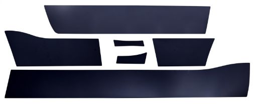 Picture of Putco 19 - 20 Ram LD Quad Cab 6ft 4in Standard Box Black Platinum Rocker Panels