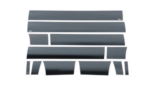Picture of Putco 09 - 14 Ford F - 150 Super Crew 5.5 (w Flares) 7in Wide - (12pcs) Black Platinum Rocker Panels