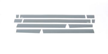 Picture of Putco 15 - 20 Ford F - 150 Reg Cab 8ft Long Box (4.25in Tall - 10pcs) Black Platinum Rocker Panels