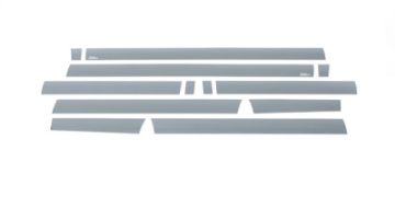 Picture of Putco 15 - 20 Ford F - 150 Super Cab 8ft Long Box (4.25in Tall - 12pcs) Black Platinum Rocker Panels