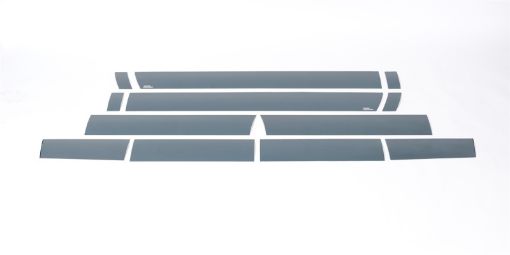 Picture of Putco 11 - 16 Ford SuperDuty - Super Cab 8ft (12pcs - 6.25in Wide) Black Platinum Rocker Panels