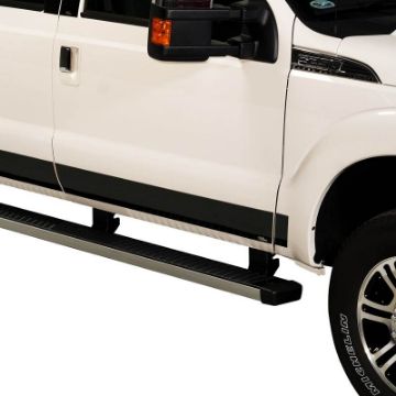 Picture of Putco 17 - 20 Ford SuperDuty Super Crew 6.5ft Box - 12pcs - 4.25in Wide Black Platinum Rocker Panels