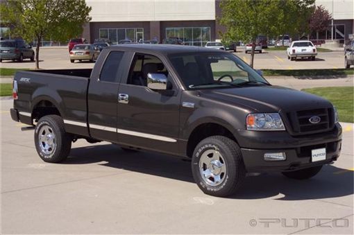 Picture of Putco 04 - 08 Ford F - 150 Super Cab 6ft Box (wo Flares) - Billet Aluminum Body Side Molding