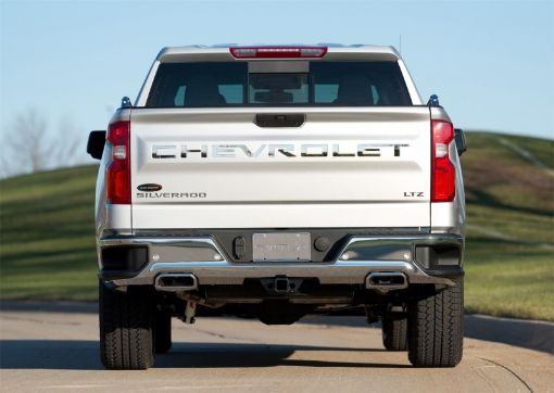 Picture of Putco 19 - 20 Chevy Silverado 1500 - Stainless Steel Tailgate Letters CHEVROLET Chevrolet Letters
