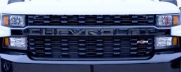Picture of Putco 19 - 20 Chevy Silverado LD - Grille Letters - Black Platinum Chevrolet Letters
