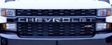 Picture of Putco 19 - 20 Chevy Silverado LD - Grille Letters - Stainless Steel Chevrolet Letters