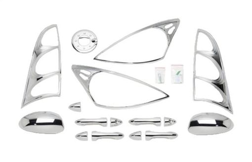 Picture of Putco 00 - 04 Ford Focus (4 Door) DHMCTLHLFTC Chrome Trim Accessory Kits